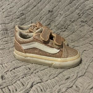 GUC SPARKLE ROSE GOLD VANS